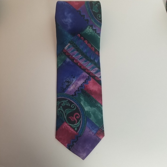 Italian All Silk Handmade Men Ties Lot of 3 - Picture 4 of 8